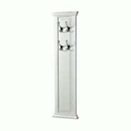 SIT Möbel Porte-manteau mural en manguier, blanc antique | 4 crochets doubles en métal noir | L 38 x P 8 x H 110 cm - blanc multi-matériau 06963-10 SIT Möbel Porte-manteau mural en manguier, blanc antique | 4 crochets doubles en métal noir | L 38 x P 8 x H 110 cm - blanc multi-matériau 06963-10