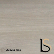 Table de réunion Star - Mobel Linea - Non, 250, Anthracite, Acacia clair_0