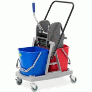 Ulsonix - ulsonix UNICLEAN TWO34 Chariot de Nettoyage 2 seaux 2 x 17 L Chariot de ménage Chariot de Lavage Chariot de ménage Professionnel - 4062859