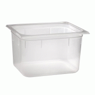 APS Récipient GN 1/2, haut. 15 cm, 8,9 L, en polypropylène transparent - transparent matière synthétique 82116