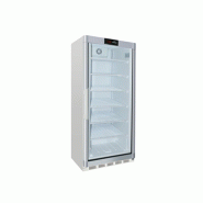 Armoire réfrigérée blanche porte vitreee poxy, porte vitrée 7 clayettes L2G