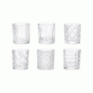 Aulica Verres à whisky 95ml - lot de 6 - transparent 290001 Aulica Verres à whisky 95ml - lot de 6 - transparent 290001