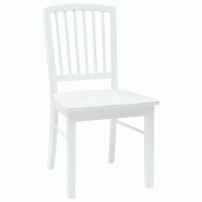 Chaises de salle à manger 2 pcs Blanc 50 x 52,5 x 91 cm Modèle Atlas Minimal - 8721359374841