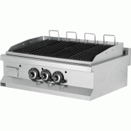 Climahosteleria Barbecue à gaz de table en pierre volcanique 19,5 kW 900x635x285h mm EMP6LG030 Line 600 Istanbul - EMP6LG030