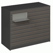 Comptoir Vertigo H T04nat. Spl.Gauche L120cm 2tabl.Couliss.4tab.Amovib.Anthra_0