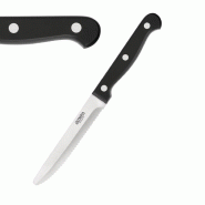 Couteaux à steak arrondis noirs (x12) | Olympia - CS716