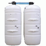 Cuve 2000 litres jumelée avec kit chaudière Cuve 2000 litres jumelée avec kit chaudière