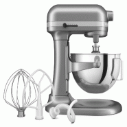 KitchenAid Robot de cuisine 5KSM55SXXECU, 5.2 L, gris - gris inox 50157