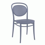 Ligne chr venise chaise - gris fonce 9213 - gris plastique MCH-751244-GRFO Ligne chr venise chaise - gris fonce 9213 - gris plastique MCH-751244-GRFO