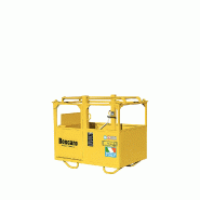 Nacelle grue sans toit 3 personnes avec vue dégagée