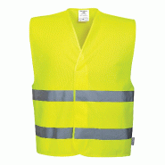 Portwest Gilet Double bande Jaune 2XL/3XL - XXL jaune multi-matériau 5036108141623