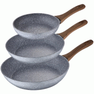 San Ignacio - Set de 3 poêles 22/26/28cm, collection Daimiel - aluminium PK1709