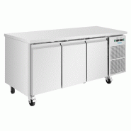 Table réfrigérée positive 3 portes série U 314 L porte droite commutable +/- UA087 Polar Table réfrigérée positive 3 portes série U 314 L porte droite commutable +/- UA087 Polar