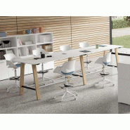 Table haute Fabrika XL en bois pas cher Table haute Fabrika XL en bois pas cher
