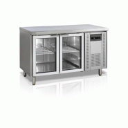 Timbre desserte refrigeree central 2 portes vitrées profondeur 700 ... - PCK7210G