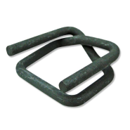 Boucle acier antiglisse pour feuillard polypropylène et textile - Largeur 32, 19 mm Boucle acier antiglisse pour feuillard polypropylène et textile - Largeur 32, 19 mm