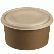 Couvercle pour saladier Ecokraft réf 38525, 38545 et 38549 RPET - par 300
