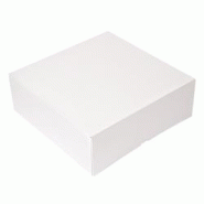 García de Pou Garcia de Pou 100 Unités - Boîtes Patisseries Sans Fenêtre 'Thepack' 250 G/M2 28X28X10 Cm Blanc Carton Ondulé Nano-Micro - blanc 201.62 García de Pou Garcia de Pou 100 Unités - Boîtes Patisseries Sans Fenêtre 'Thepack' 250 G/M2 28X28X10 Cm Blanc Carton Ondulé Nano-Micro - blanc 201.62