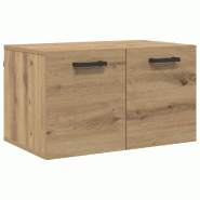 Helloshop26 - Armoire murale moderne 60 x 36,5 x 35 cm avec porte à charnières style minimaliste en bois d'ingénierie chêne 02_0052495 - Bois mass