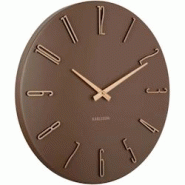 Horloge murale en métal Esmerado 40 cm marron Karlsson - marron 8714302770807 Horloge murale en métal Esmerado 40 cm marron Karlsson - marron 8714302770807
