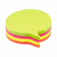 INFONOTES Bloc-notes adhésif à motif de ballon (7 x 7 cm) - 4011169583514