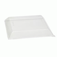 Packnwood FHC - 100Pcs - Couvercle Samourai dôme transparent en plastique PET transparent pour barquette - 230x230x34 - transparent plastique 210SAML Packnwood FHC - 100Pcs - Couvercle Samourai dôme transparent en plastique PET transparent pour barquette - 230x230x34 - transparent plastique 210SAML