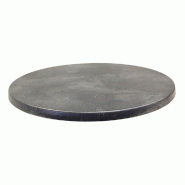 Plateau rond de table extérieur Classic Line Ø60cm décor Dark Slate