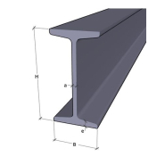 Poutrelle Acier IPN selon NF EN 10034 - Hauteur -200 mm - Référence IPN80