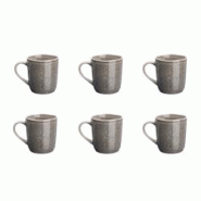 Bjorn Mug STELLAR 40cl - 6 pièces - Gris béton - gris 3701488305621 Bjorn Mug STELLAR 40cl - 6 pièces - Gris béton - gris 3701488305621
