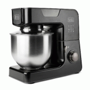 BLACK+DECKER robot pâtissier 5.2l 1000w noir bxkm1000e - noir inox ES9130060B