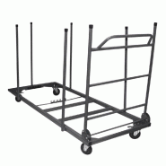 Chariot Nimes pour 12 tables pliantes de réception Hdpe rectangulaires_0