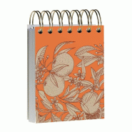 Clairefontaine Lot de 6 Bloc Jardin des Sens 9x11, 320p./160 feuilles 90 g/m² reliure intégrale, couv. Maya, visuels assortis (3), uni - 3329681163468