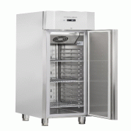 Cool Head Meuble congélateur inox 250 litres. Dégivrage au gaz chaud. Guides imprimés. T° -18°/-22°C. Dim. (LxA.LxA) 46,9x72,5x199 cm. QN3 à t�