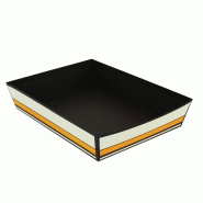 Corbeille carton rectangle Vogue 36x27 - Corbeille carton rectangle Vogue 36x27 -