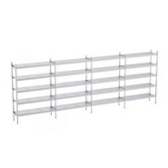 Distform Rayonnage en Acier Inoxydable Linéaires Clayettes Perforées 5050 à 5950 mm 5 Niv P500 Acier inoxydable 5650x500x - 641094462901 Distform Rayonnage en Acier Inoxydable Linéaires Clayettes Perforées 5050 à 5950 mm 5 Niv P500 Acier inoxydable 5650x500x - 641094462901