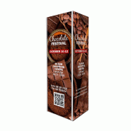 Exposiciónate Tour avec Cadre Textile 60 x 66 x 200 cm TFRTOWER60x200 - argenté aluminium 8596052186349