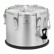 Helloshop26 - Conteneur isotherme acier inoxydable 15 litres avec robinet 14_0001138 - 3000179278986_0