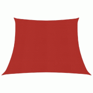 Helloshop26 - Voile toile d'ombrage parasol 160 g/m² PEHD 4/5 x 3 m rouge 02_0009276 - rouge 3000501147768
