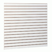 Panneau rainuré R7,5 L120xP120cm épaisseur 18mm - bois blanchi