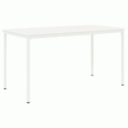 Table de bar Blanc 110 x 55 x 105 cm Bois de pin massif Modèle Helios Urban - 8721364569829