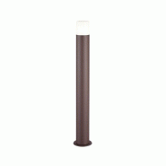 Balise extérieure IP44 E27 fonte aluminium rouille - Trio - Hoosic - marron 4017807410570