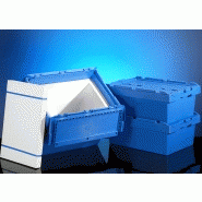 Cryo-case : bac plastique isotherme réutilisable