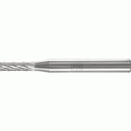 Fraise sur tige ZYAS D. 4 mm L. Tête 13 mm D. De la tige 6 mm carbure engrènement 3 PLUS PFERD Fraise sur tige ZYAS D. 4 mm L. Tête 13 mm D. De la tige 6 mm carbure engrènement 3 PLUS PFERD