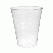 Gobelet en plastique transparent 200ml (eau/thé) 5x100un - 6611018