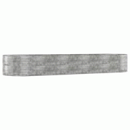 Helloshop26 - Jardinière bac lit surélevé plantes fleurs terrasse jardin de jardin argentéacier enduit de poudre Argent 02_0039765 - 3000218575847 Helloshop26 - Jardinière bac lit surélevé plantes fleurs terrasse jardin de jardin argentéacier enduit de poudre Argent 02_0039765 - 3000218575847