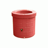 PLAST'UP ROTOMOULAGE Puits récupérateur d'eau de pluie 340l - ROUGE - rouge 0750122560127