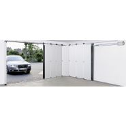 Porte de garage latérale - iris fenêtres - panneaux de 42 mm d’épaisseur