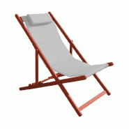 Proloisirs Chilienne Padded Lena Terra/Chiné Blanc - blanc aluminium BM3359