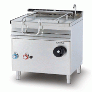 Redcook Braisière à gaz basculante 50 LT. Structure en acier inoxydable. Dimensions 80x70,5 h90 cm. Modèle BR50-78GF/I - 2091