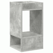 VidaXL Table d'appoint Gris béton 30 x 30 x 56 cm Bois d'ingénierie Modèle Flex Stella Pro - 890934
